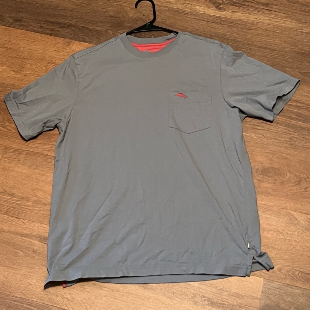 Youth Small Grey Tommy Bahama short sleeve shirt.